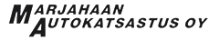 Marjahaan Autokatsastus Oy -logo